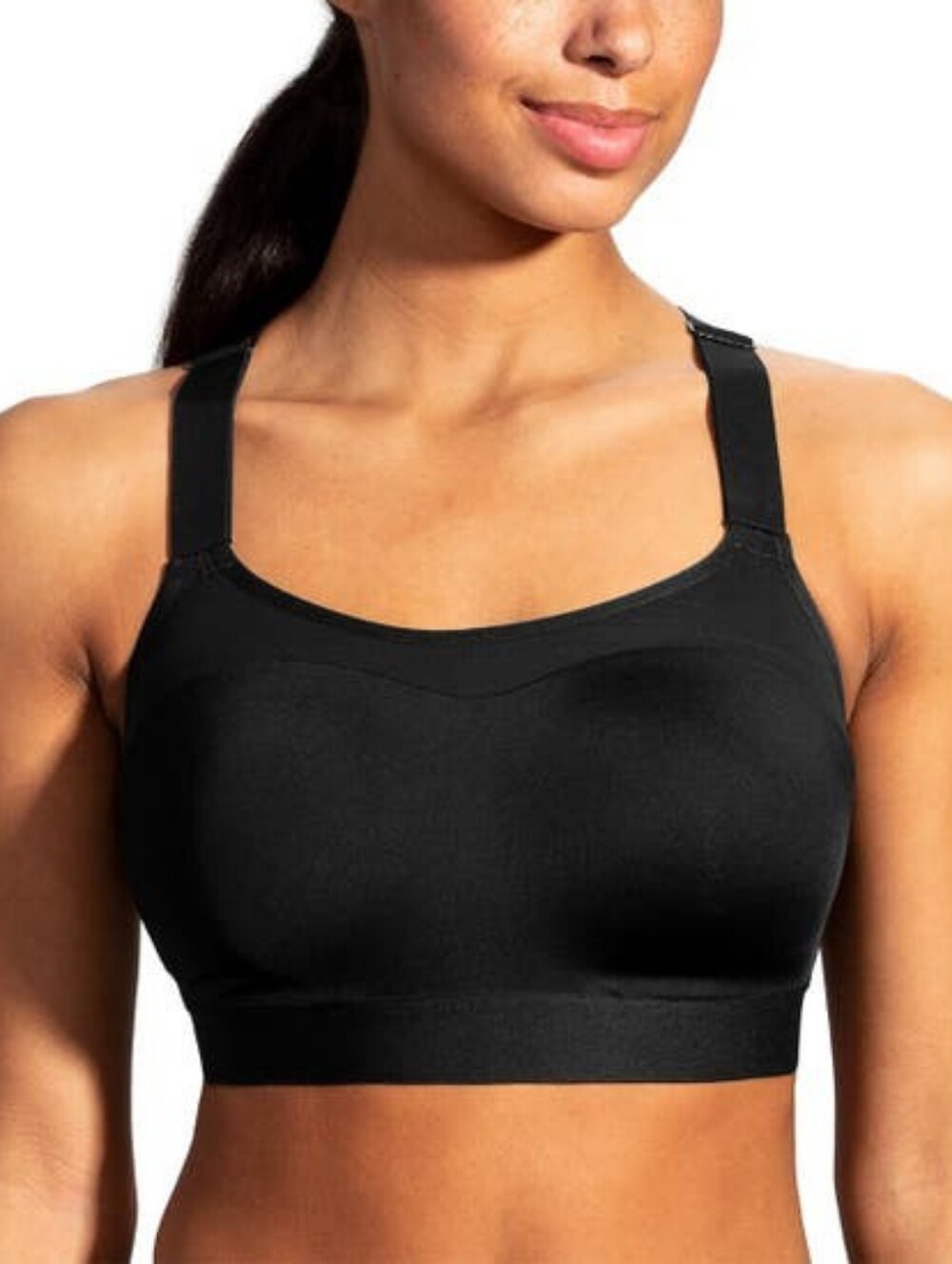 Brooks Women's Dare Racerback 2.0 Run Bra Black Running Sports Bra High Impact